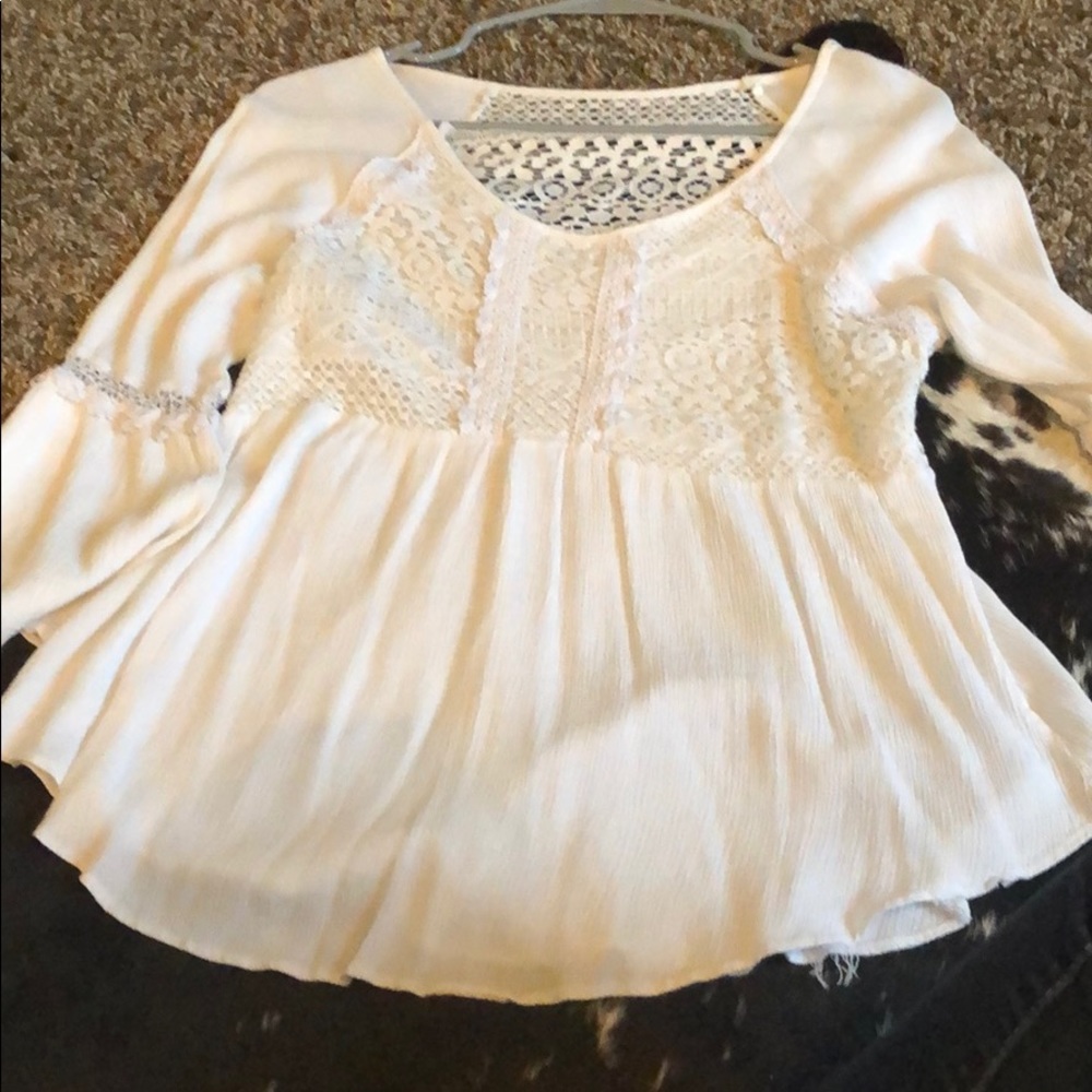 dressy white blouse